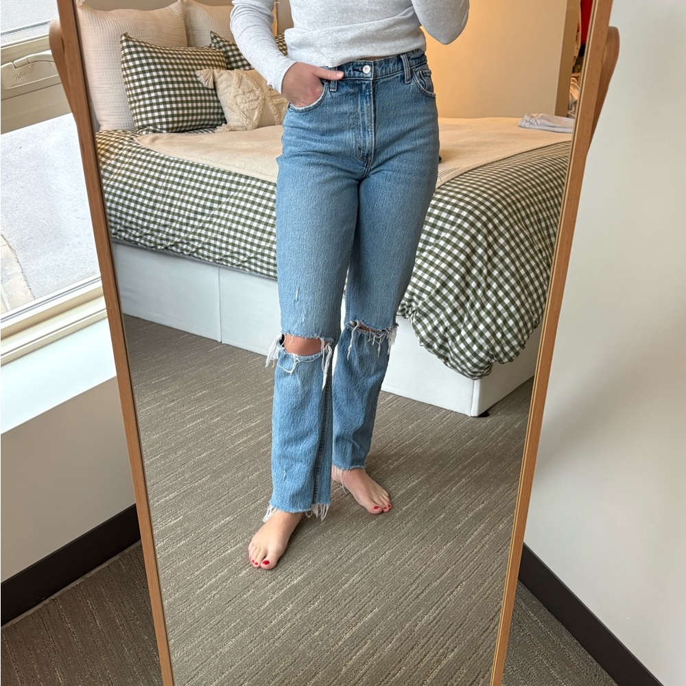 Abercrombie & Fitch 90s Straight Ultra High Rise size 27/4